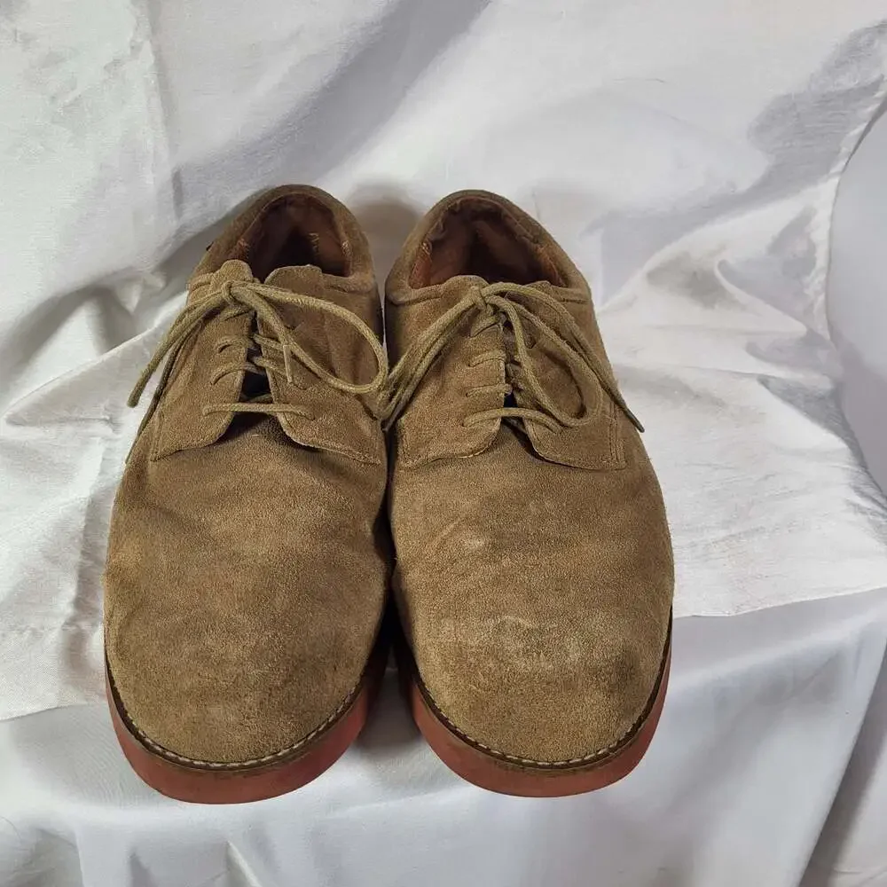 G.H. Bass & Co. Elwyn Suede Leather Lace-Up Oxford Shoes, size 14